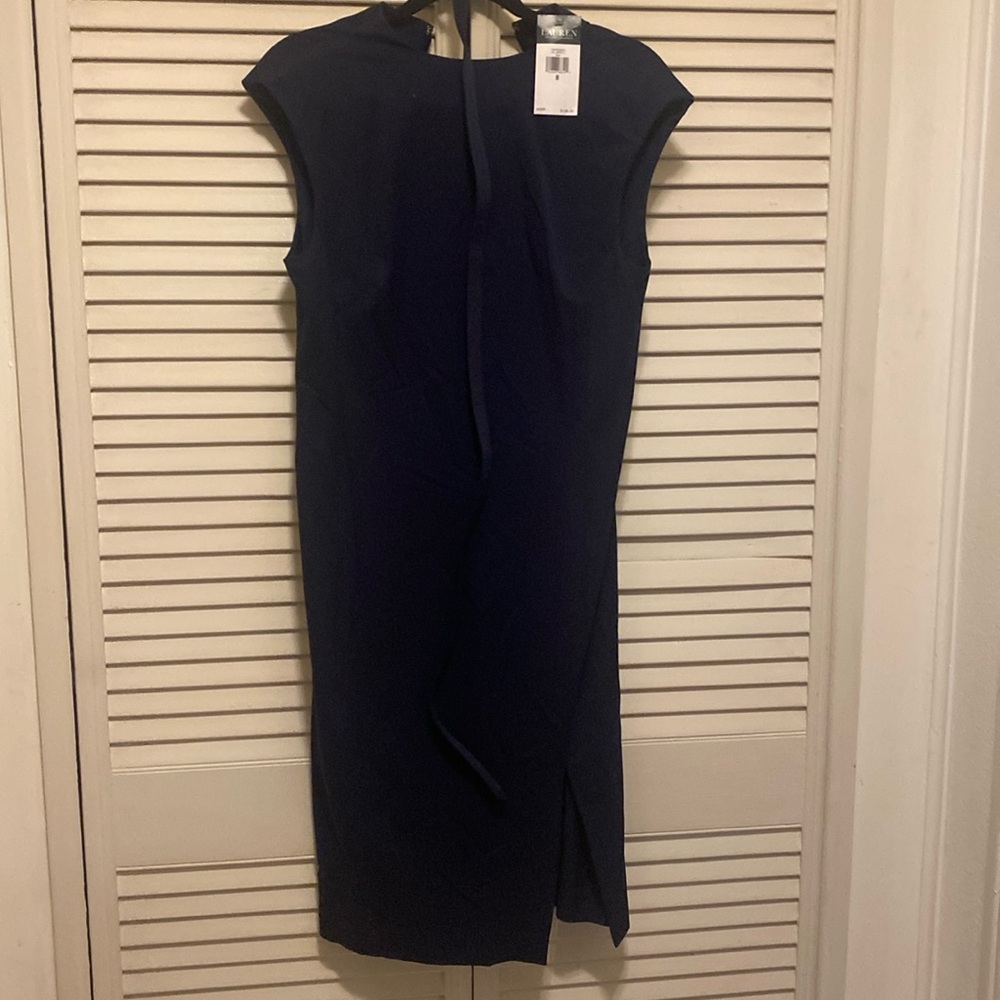 Navy blue casual dress